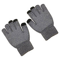 Сенсорні рукавички Warm caress (сірий)