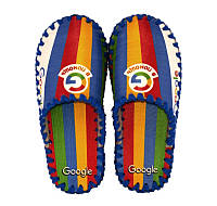 Фетровые тапочки ручной работы «Google в помощь» Тапки Гугл размеры 36-47, по стельке 23-32 см (VD-03-Б)