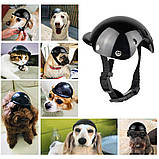 Мотоциклетний шолом RESTEQ для тварин, розмір M. Мотошолом для собаки. Мотошолом для кота, фото 3