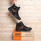 Чоловічі зимові шкіряні черевики MERRELL Black, фото 6