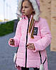 Зимові дитячі куртки для дівчаток на хутрі розміри 128-152, фото 9