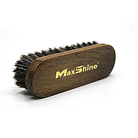 Щетка компактная с конского ворса универсальная - MaxShine Horsehair Cleaning Brush коричневый (7022007)