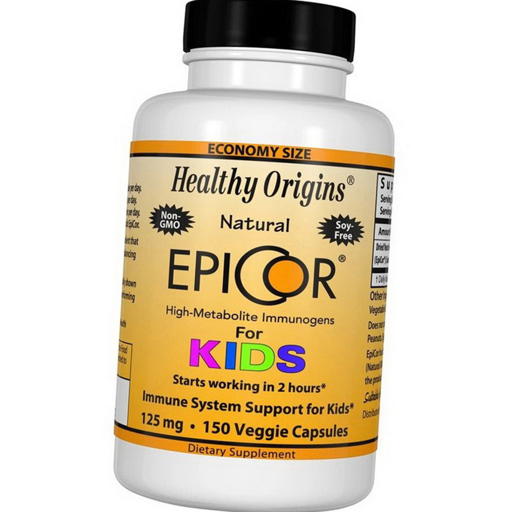 Эпикор для дітей Healthy Origins Epicor for Kids 125 mg 150 капс