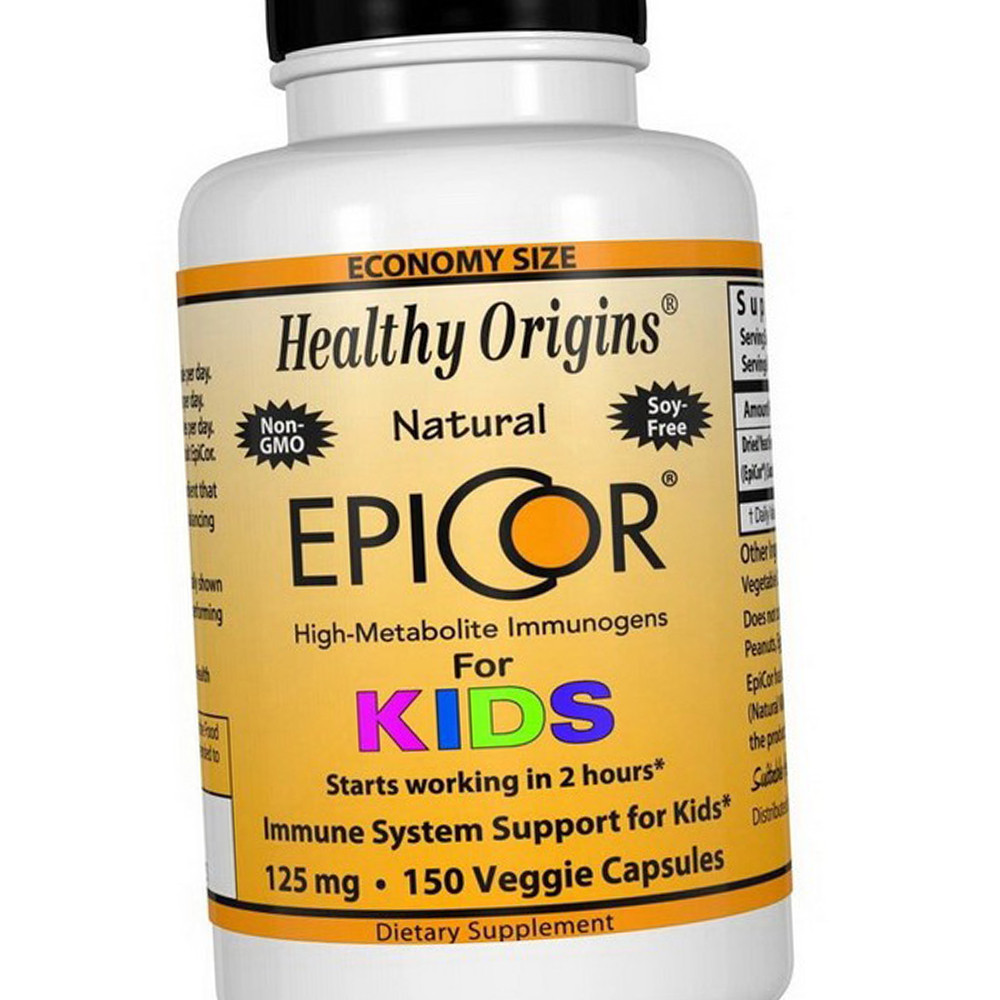 Эпикор для детей Healthy Origins Epicor for Kids 125 mg 150 капс