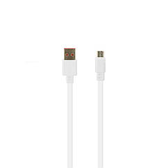 Кабель Promate linkMate-U2F USB-microUSB 1.2 м White (Уцінка) (ch_linkmate-u2f.white)