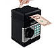 Електронна скарбничка "сейф банкомат" з кодовим замком і купюропріємником Повітряний пластилін в Подарунок, фото 9