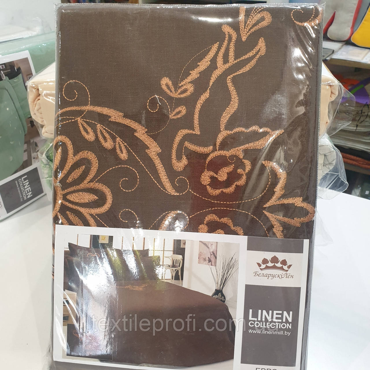 Лляний комплект постільної білизни "Ангеліна"