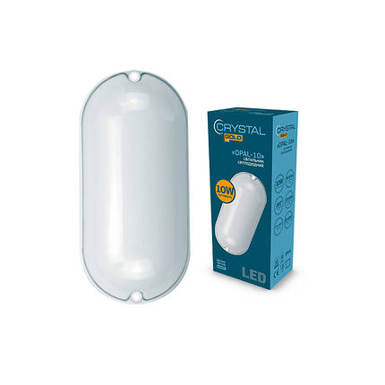Світильник світлодіодний накладний СRYSTAL Opal 10Вт 6500K IP54 (DNL-028), фото 2