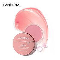 Маска-бальзам для губ с маслом розы Lanbena Rose Lip Mask & Lip Balm, 6.5г