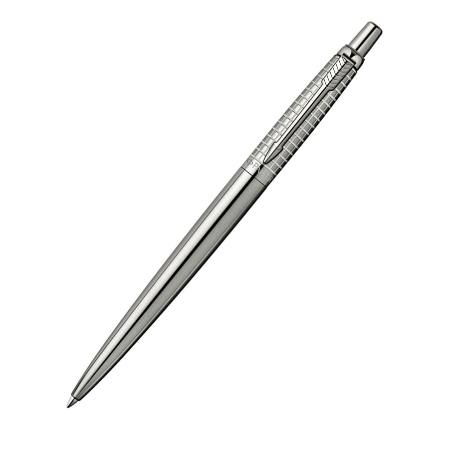 Ручка кулькова PARKER Jotter Premium Classic Shiny Stainless Steel Chiselled