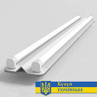 Светильник Luxled под светодиодные лампы Т8 G13 600 мм (двухместный прямоугольный)