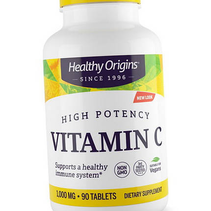 Вітамін С Healthy Origins Vitamin C 1000 mg 90 таб, фото 2