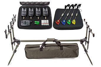 Комплект №5 ПІД ПІД Сигналізатор 4шт + Свінгер 4шт Feima Carp + чохол