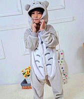 Кігурумі-піжама дитяча "Тоторо", махровий кігурумі комбінезон для дітей