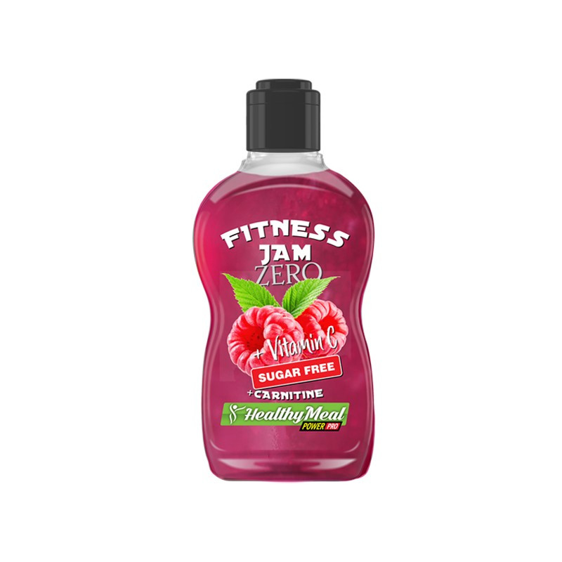 Фітнес-джем малина з карнітином і вітаміном С без цукру Fitness Jam ZERO Power Pro 200 г