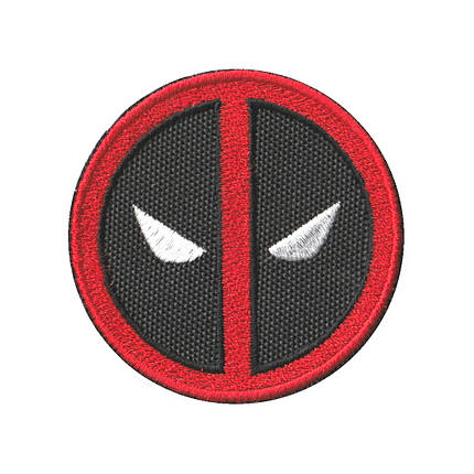 Текстильний патч на липучці Deadpool, фото 1