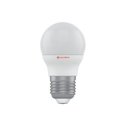 Лампа світлодіодна куля D45 4W PA LB- 4 Е27 4000K ELECTRUM (A-LB-0515), фото 2
