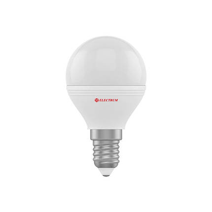 Лампа світлодіодна куля D45 6W PA LB-32 Е14 3000K ELECTRUM (A-LB-1405), фото 2