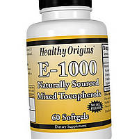 Витамин Е 1000 Healthy Origins Vitamin E-1000 60 гелевых капсул