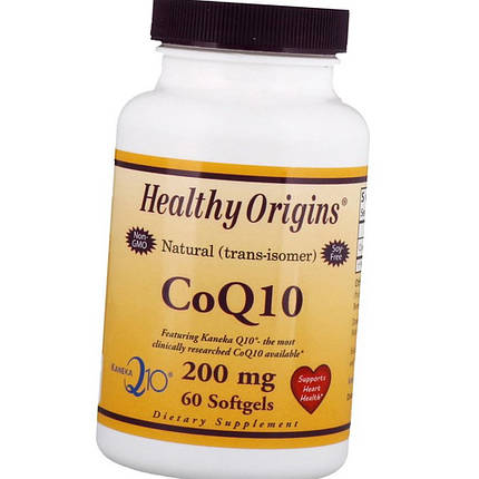 Коензим Q10 Healthy Origins CoQ10 200 мг 60 капс гел, фото 2