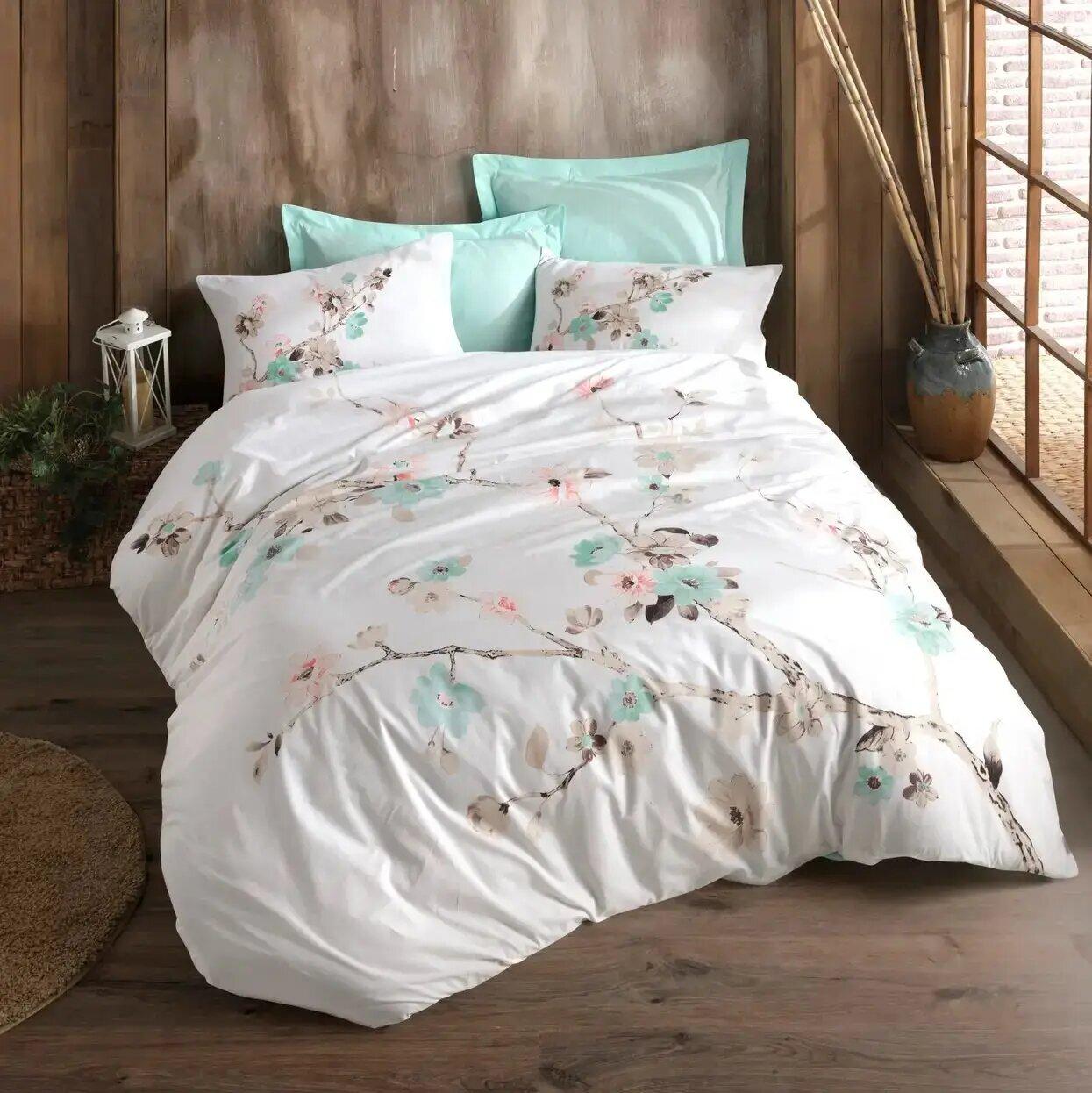 Комплект постільної білизни Cotton Box подвійний євро, Сакура (Арт. 7197-0001), фото 1