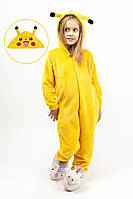Детская пижама-кигуруми детский и подростковый "Пикачу" , пижама - комбинезон домашний на молниитоп Юрма одяг