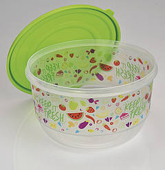 Контейнер харчовий круглий FRUITY UCSAN plastik (15 X 9 см) 1 л, М-1401