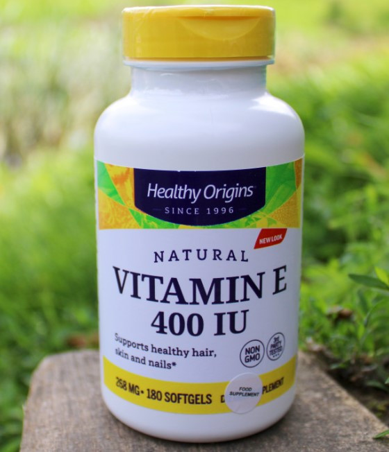 Вітамін Е Healthy Origins Vitamin E 400 180 гельових капсул