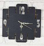 Часы настенные черные, фото 2
