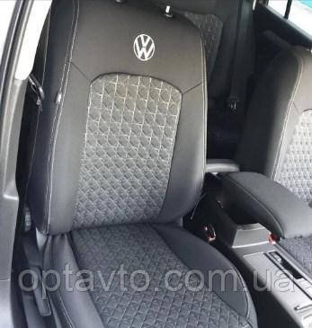 Чехлы Volkswagen Caddy 5 Мест. Польская Ткань! (2004-2010г.) Авто Чехлы ...