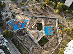 Резиновые покрытия ул. Родниковая г. Харьков 16