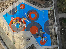 Резиновые покрытия ул. Родниковая г. Харьков 17