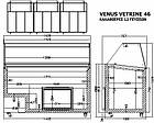 VENUS VETRINE CURVED 46 Морозильна вітрина для м'якого морозива гнуте скло CRYSTAL S.A. Греція, фото 3
