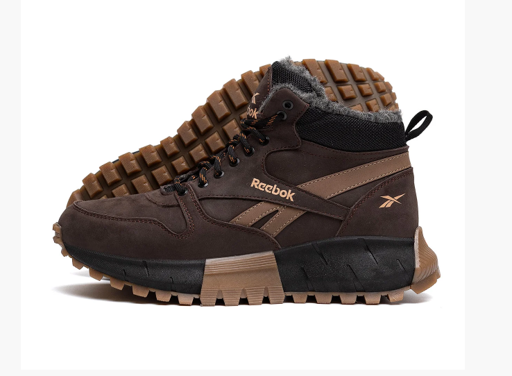 Чоловічі зимові шкіряні черевики Reebok, фото 1
