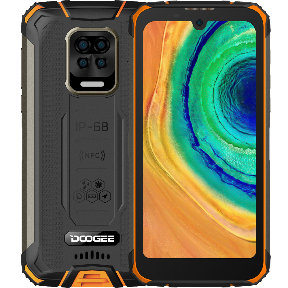 Doogee S59 4/64Gb Orange, NFC, 10050 mAh, Android 10, 16 Mpx, Дисплей 5.71", Захищений смартфон Doogee S59
