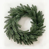 Вінок різдвяний Classic з литий d-50 см зелений