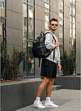 Рюкзак шкіряний чоловічий міський з кишенею для ноутбука CITYWALKER чорний, фото 5