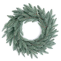 Вінок різдвяний Classic з литий d-50 см блакитний