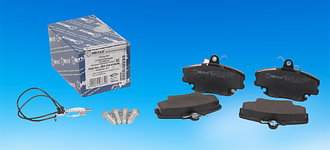 Комплект передніх гальмівних колодок на Renault Sandero/Meyle 025 214 6318/W
