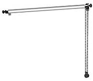 3,0 м Алюмінієва перекладина збірна для кріплення фону в стельово-настінні кріплення Prolight BT3-Allum, фото 2