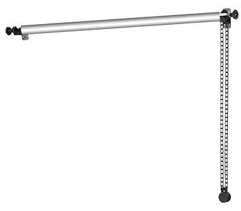 3,0 м Алюмінієва поперечина для кріплення фону в потолочно-настінні кріплення Prolight BT3-Allum