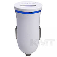 Ldnio DL-C12 Car Charger Set (Lightning) (1 USB)(2.1 A) White