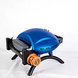 Автомобільний гриль газовий для шашлику з адаптером O-Grill 800T Blue, фото 2