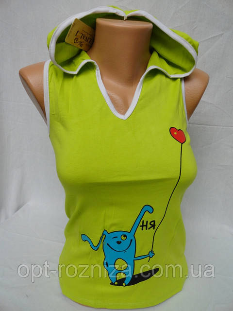 Майки молодіжні купити з капюшоном на літо, фото 1