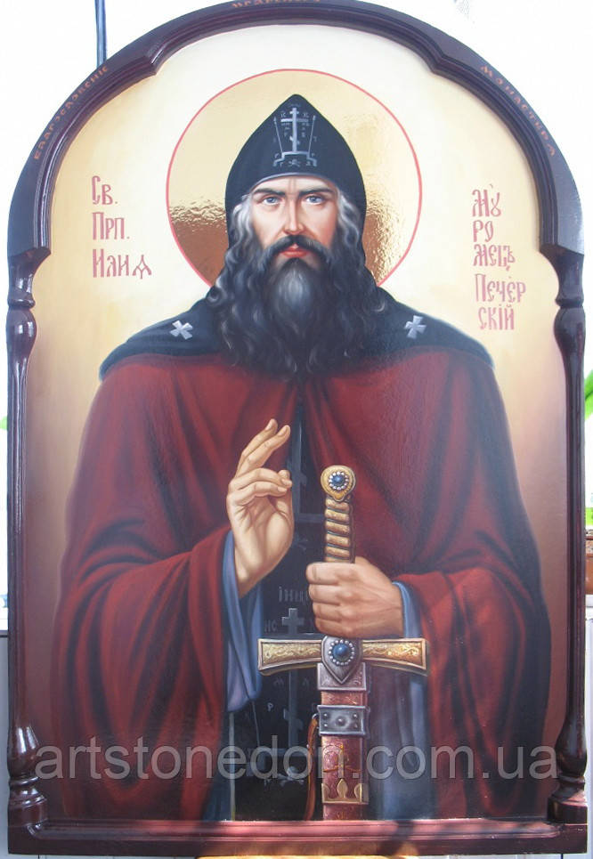 Ікона писана "Преподобний Ілля Муромець, Печерський"