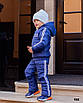 Костюм дитячий зимовий теплий курточка + штани на синтепоні 104 110 116 122 128 134 140, фото 2