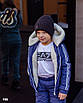 Костюм дитячий зимовий теплий курточка + штани на синтепоні 104 110 116 122 128 134 140, фото 4