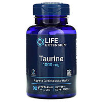 Life Extension, Taurine, Таурі, 1000 мг, 90 вегетаріанських капсул США