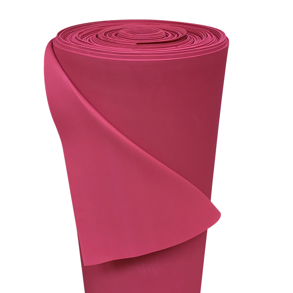 Фоаміран TM Volpe Rosa 1,3 мм Червоний оксамит, ширина 1м