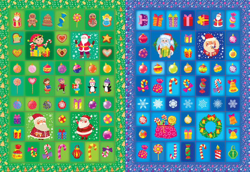 Книжка для дітей "Святковий набір до Різдва та Нового Року (Санта Клаус)" УЛА, фото 2